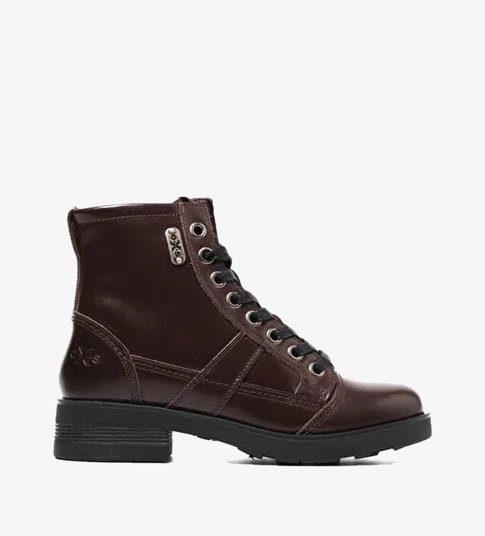 Kadın Çizme OXW002401 OXS FRANK 0024 MID W LEATHER DK.Burgundy