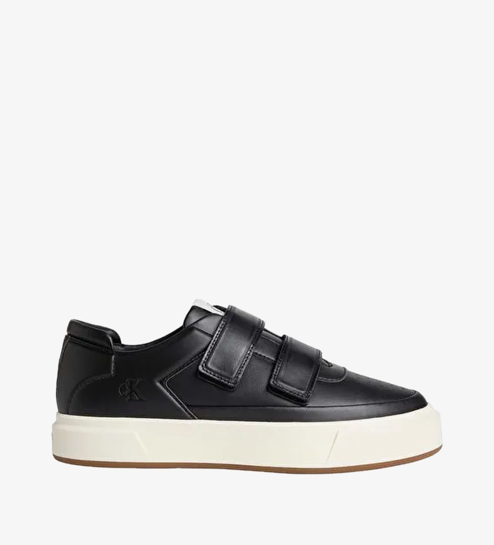 Calvin Klein Siyah Erkek Sneaker BASKET CUPSOLE 2STRAPS LTH