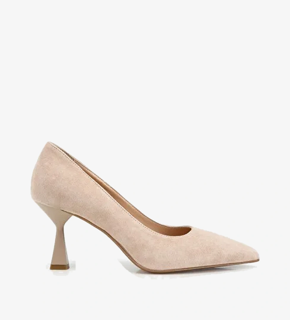 Kadın Süet Deri Bej Klasik Stiletto 01AYH321880A310