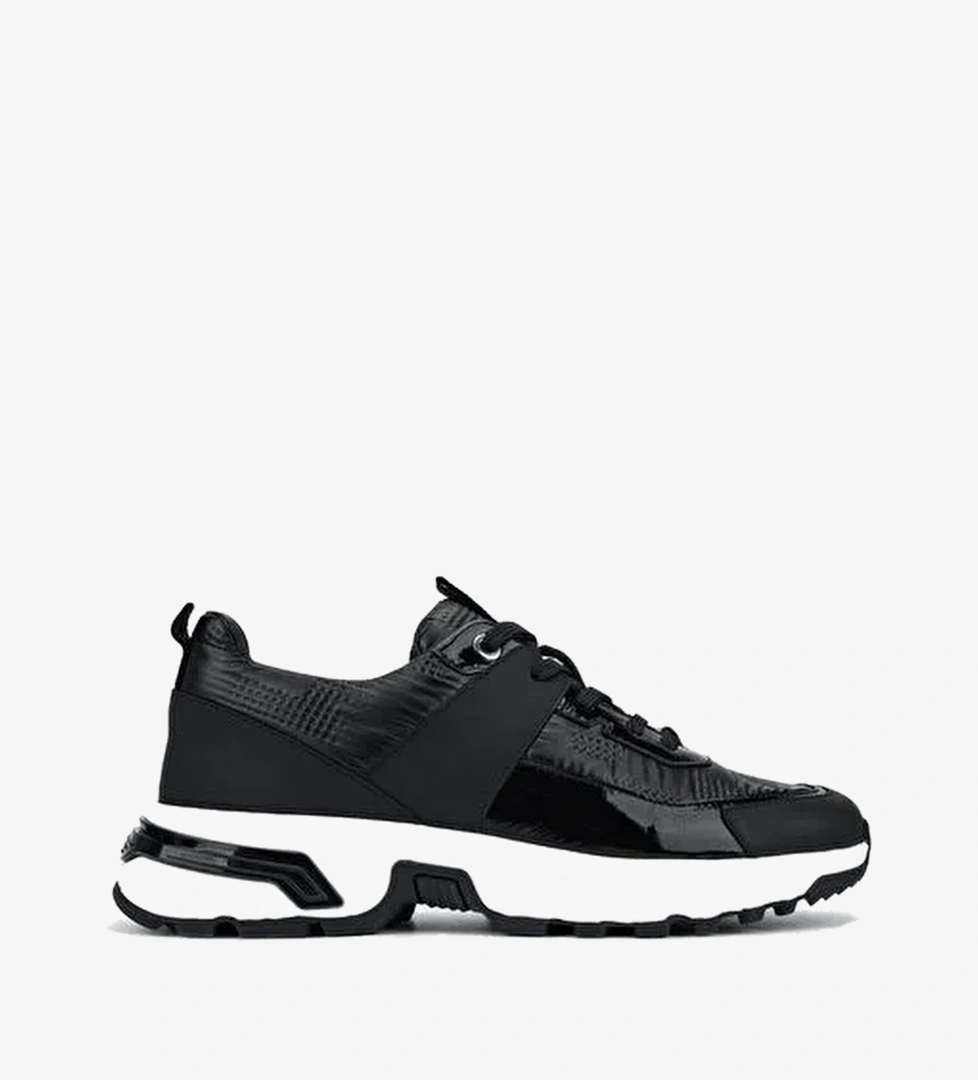 Valmenti Erkek Hakiki Deri Siyah Sneakers & Spor Ayakkabı