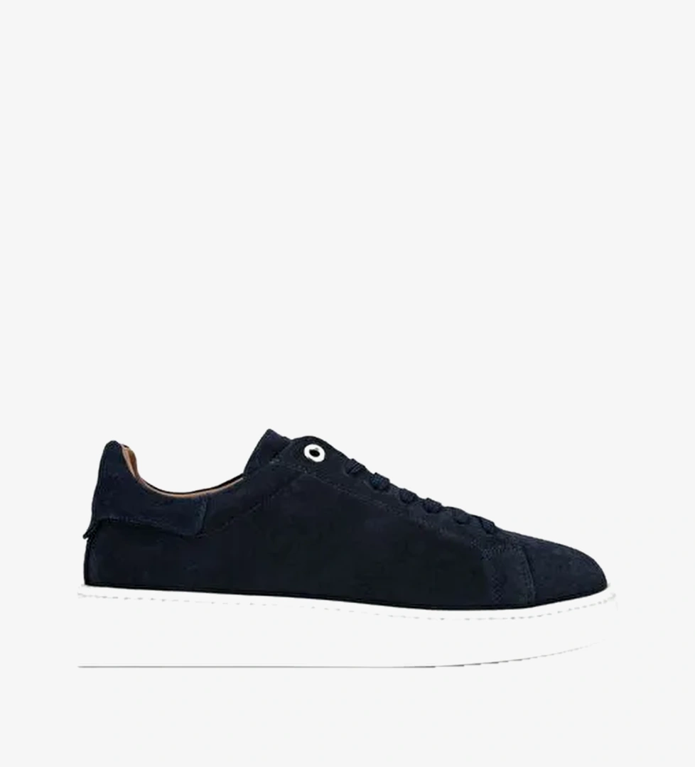 Valmenti Erkek Hakiki Deri Lacivert Süet Sneakers & Spor Ayakkabı