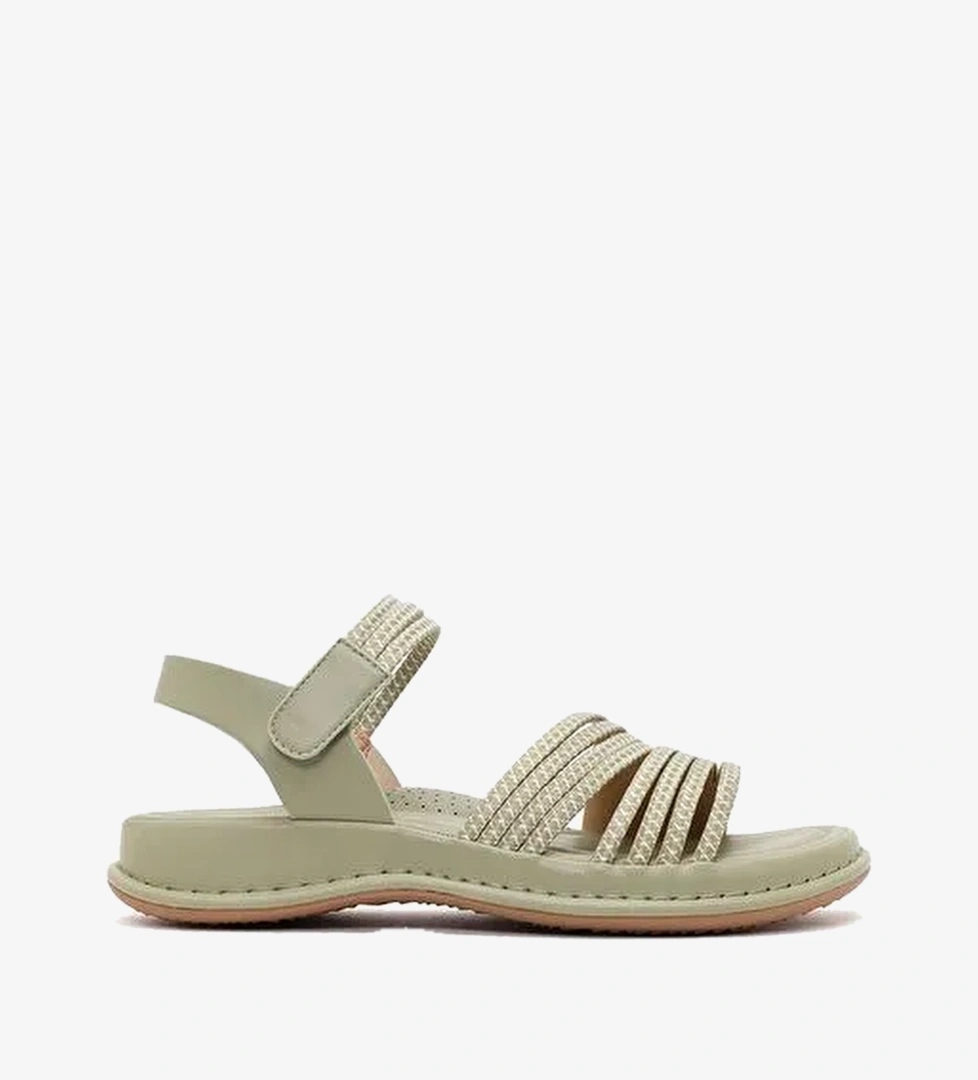 Kadın Yeşil Kalın Tabanlı Comfort Sandalet 26SFE46366F