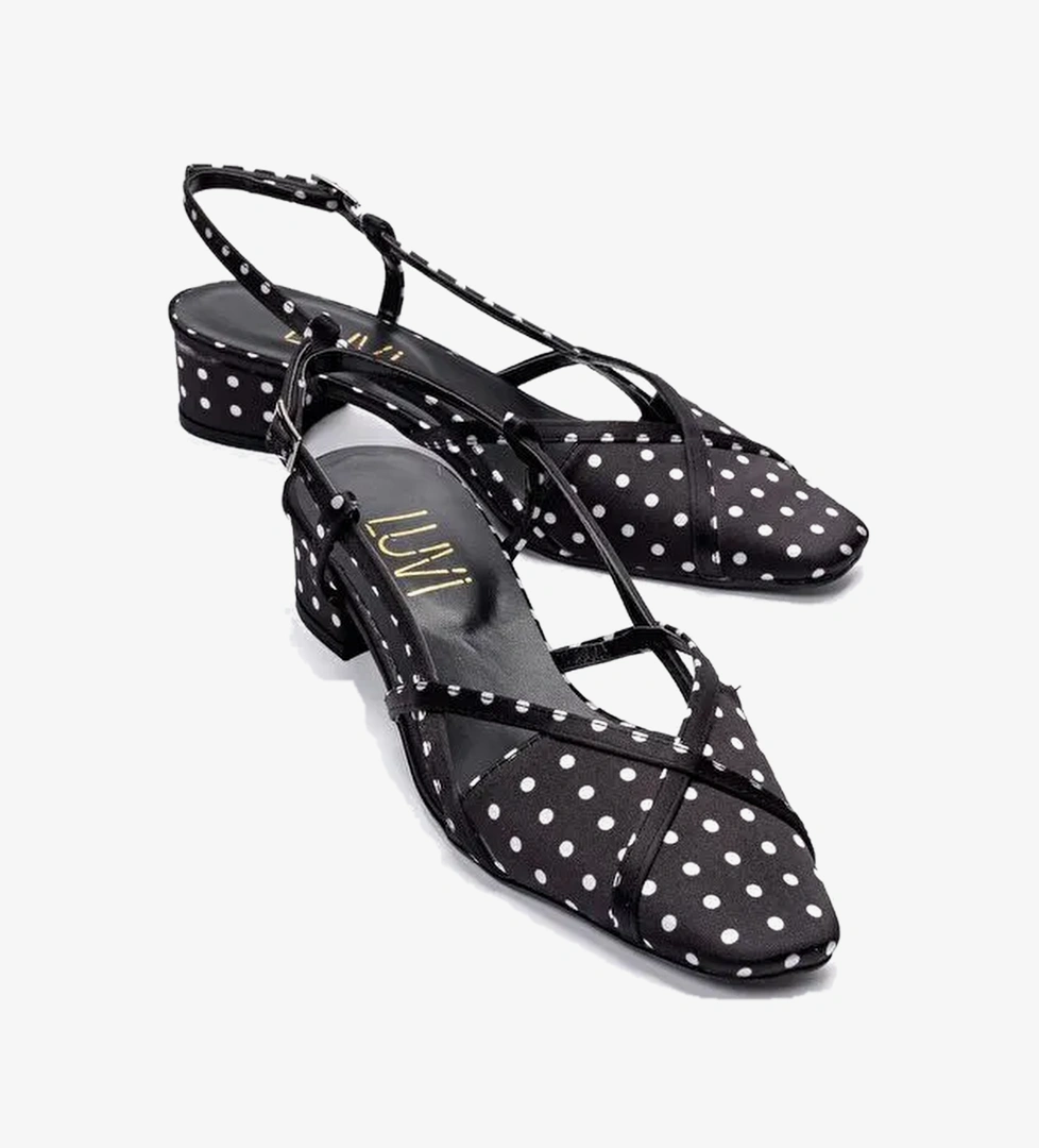 Luvi Shoes Siyah Beyaz Luvi Shoes Olena