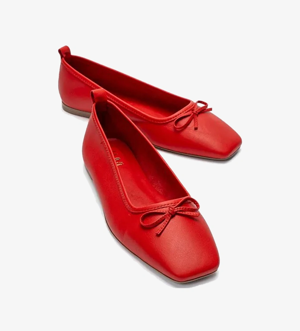 Luvi Shoes Kırmızı Luvi Shoes Sosa Cilt