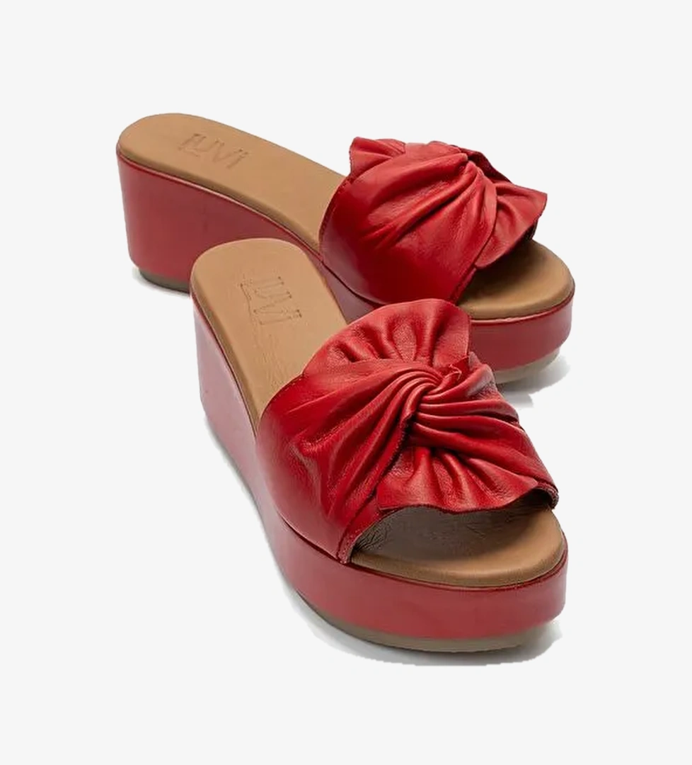 Luvi Shoes Kırmızı Luvi Shoes Jeff Cilt