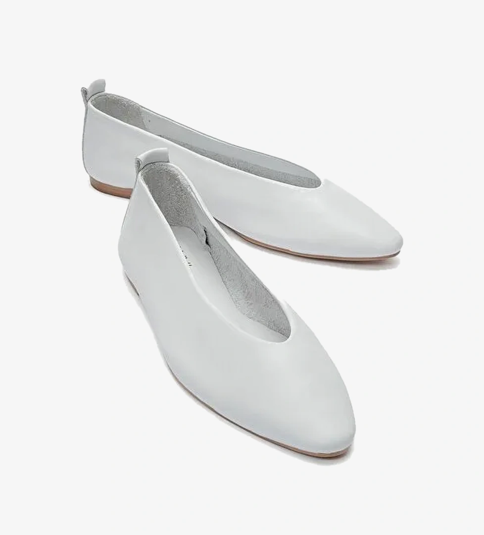 Luvi Shoes Beyaz Luvi Shoes Jenas Cilt