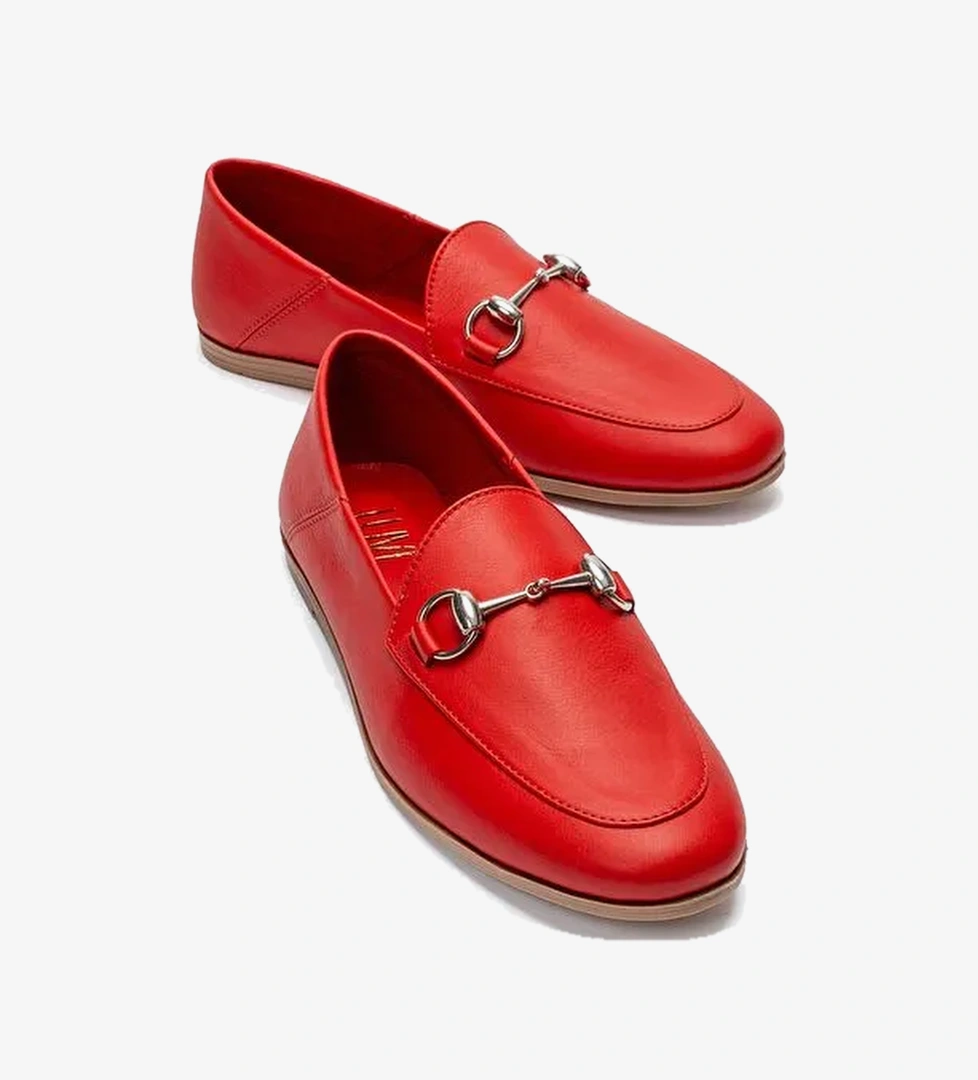 Luvi Shoes Kırmızı Luvi Shoes F03 Cilt