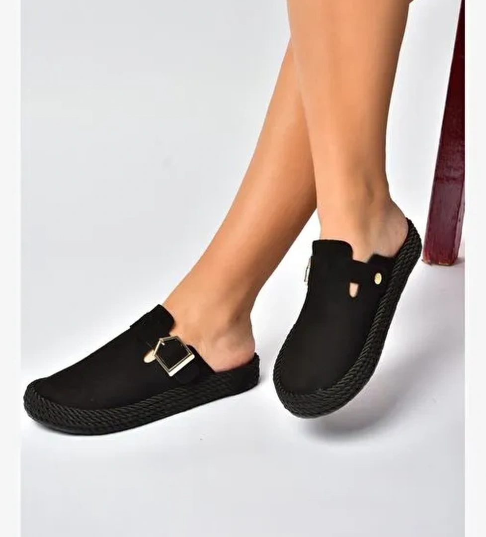 Fox Shoes Siyah Fox Shoes Süet Önü