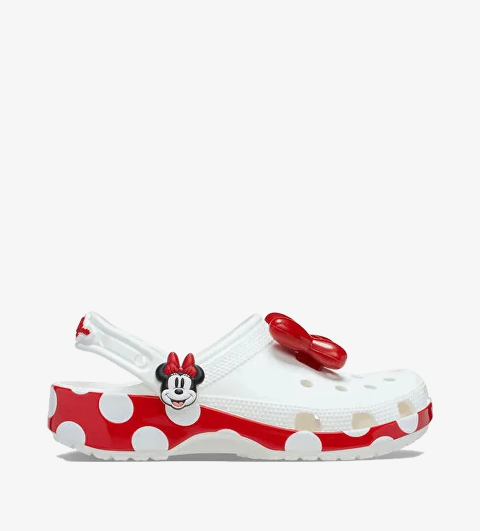 Crocs Beyaz Kırmızı Crocs Terlik