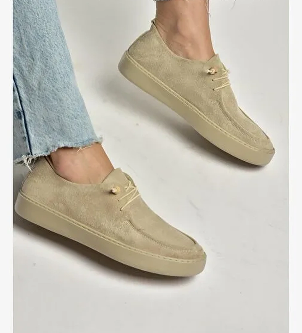 Fox Shoes Bej Fox Shoes Taba Süet