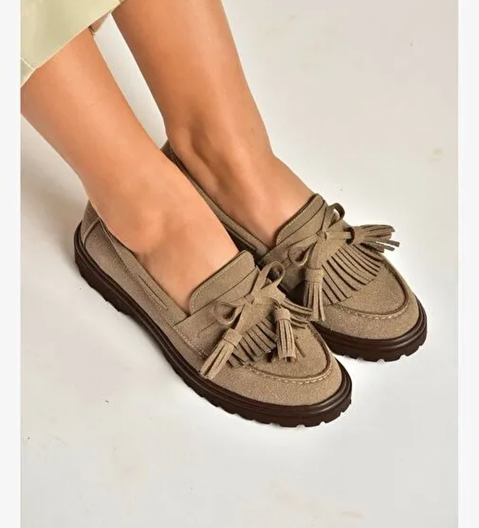 Fox Shoes Vizon Fox Shoes Süet Püskül