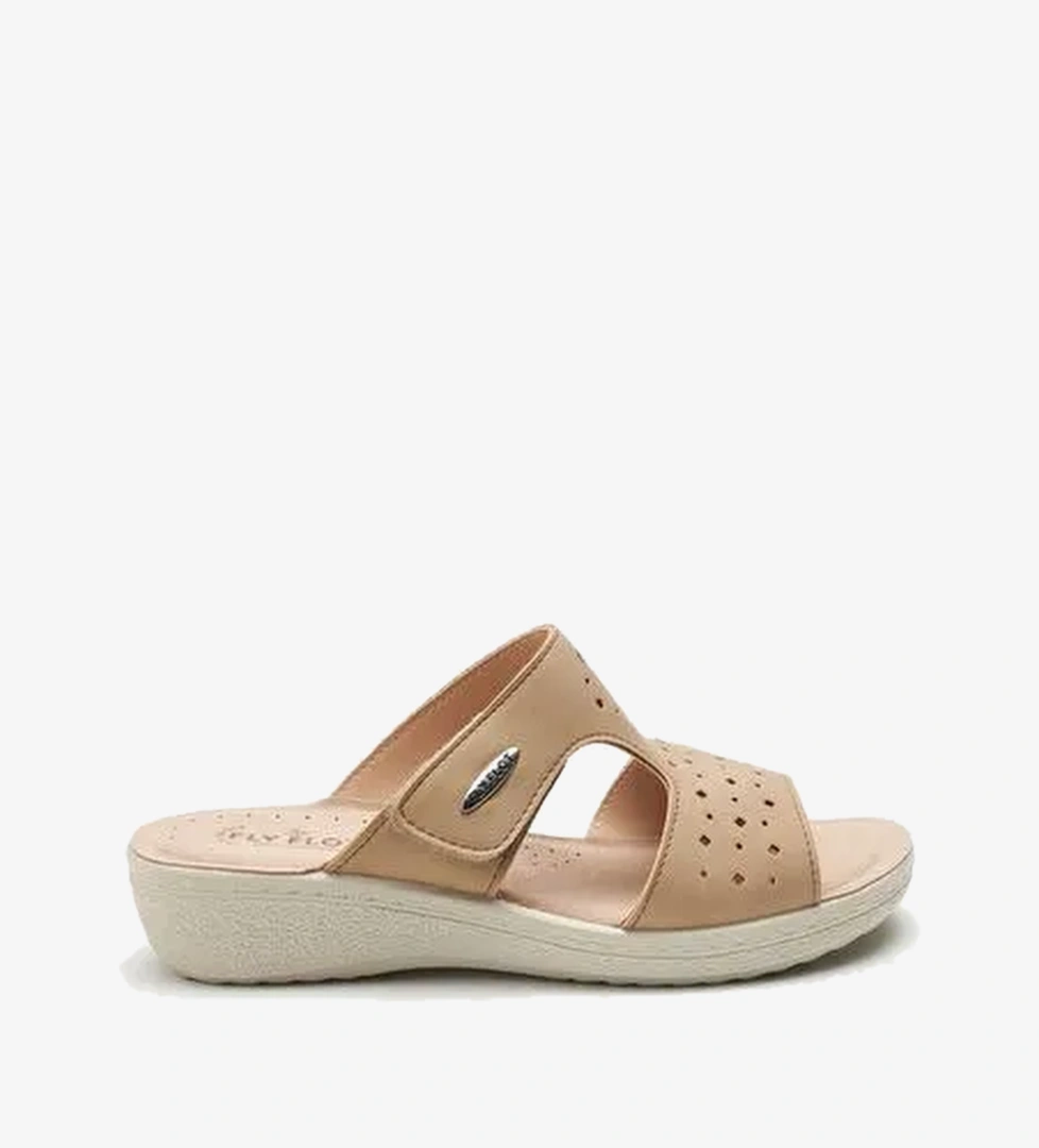 Kadın Terlik 55 D70 CA Fly Flot SYNTHETIC 6009-Beige