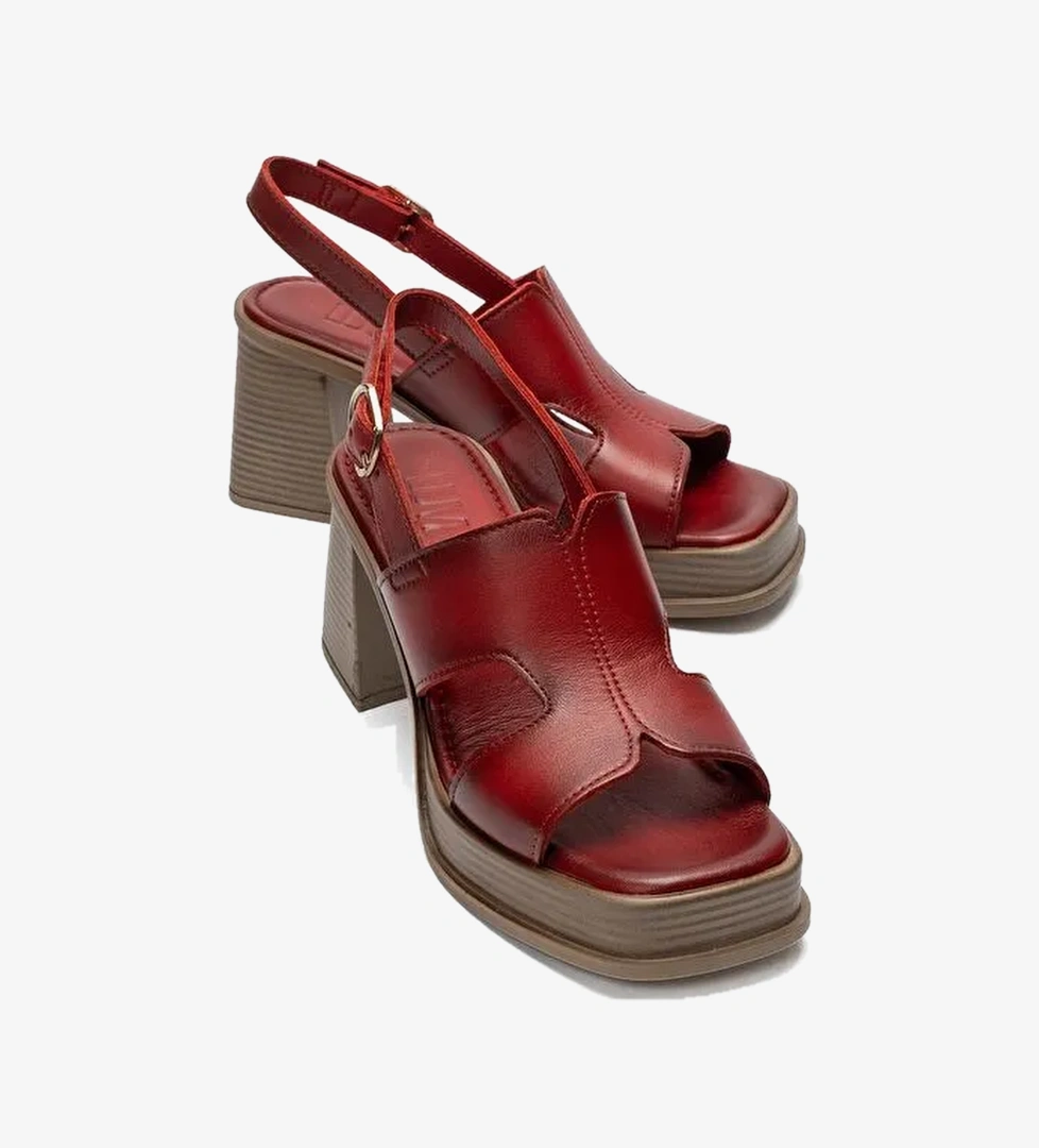 Luvi Shoes Kırmızı Luvi Shoes Kevin Cilt