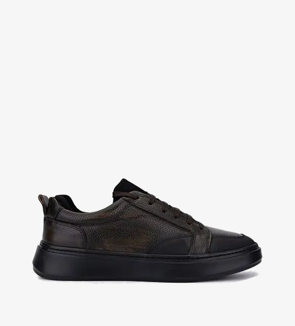 Valmenti Erkek Hakiki Deri Kahverengi Sneakers & Spor Ayakkabı