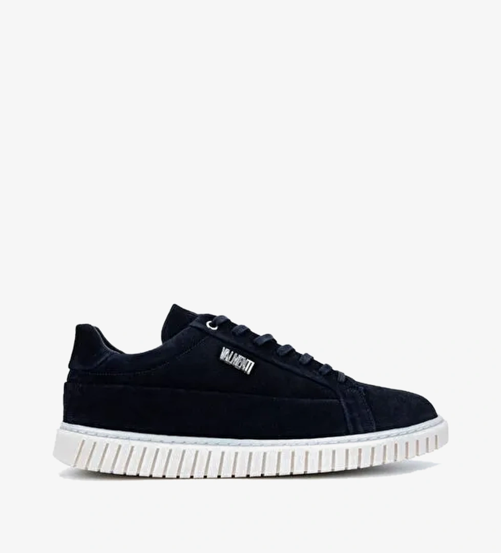 Valmenti Erkek Hakiki Deri Lacivert Süet Sneakers & Spor Ayakkabı