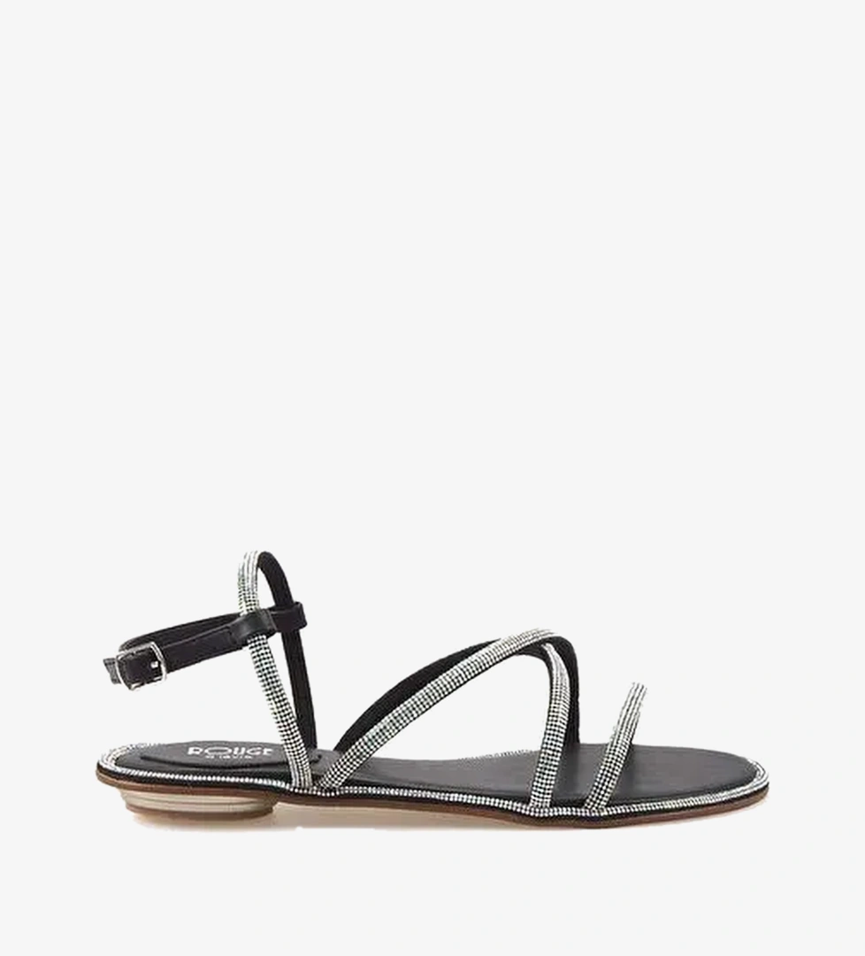 Rouge Siyah Rouge Sandalet