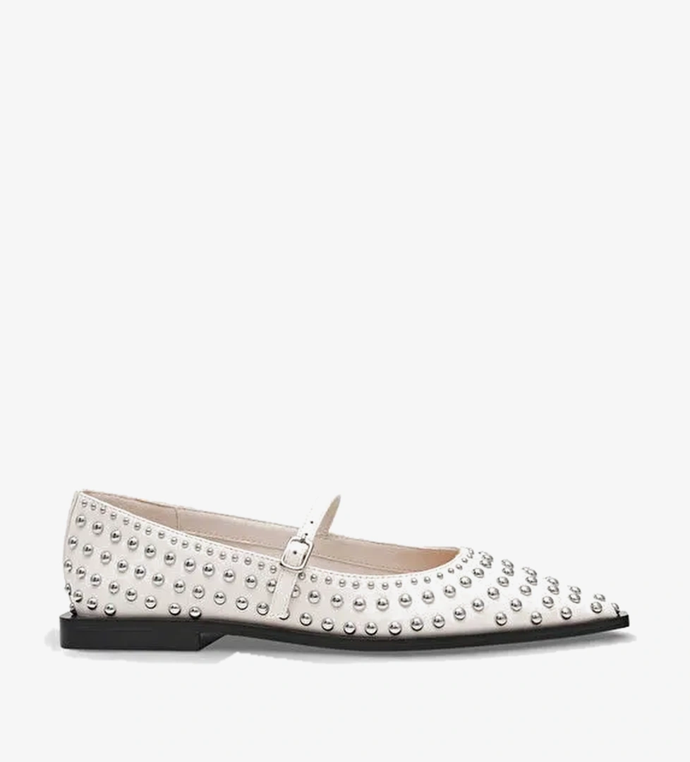Steve Madden Beyaz Kadın Babet GENNIE IVORY