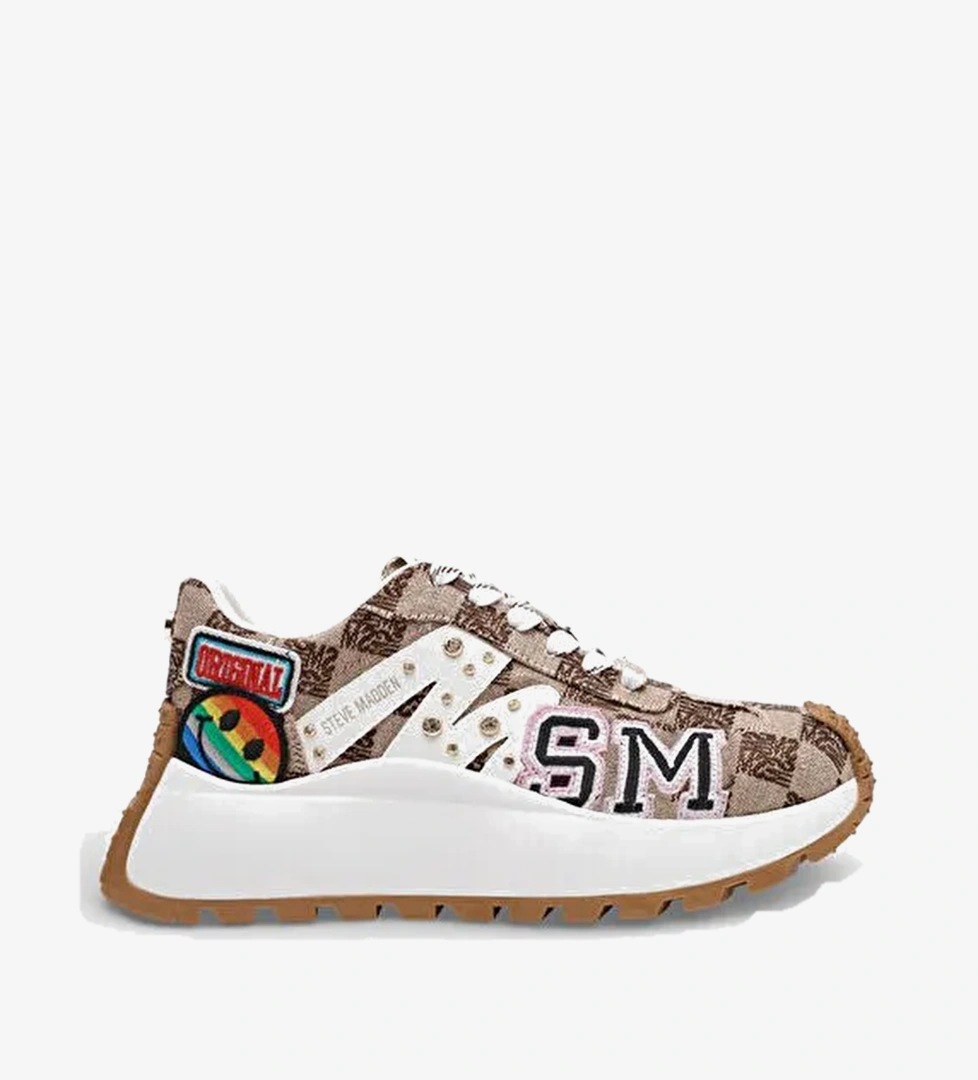 Steve Madden Çok Renkli Kadın Sneaker SUPERCAMPO-P BROWN