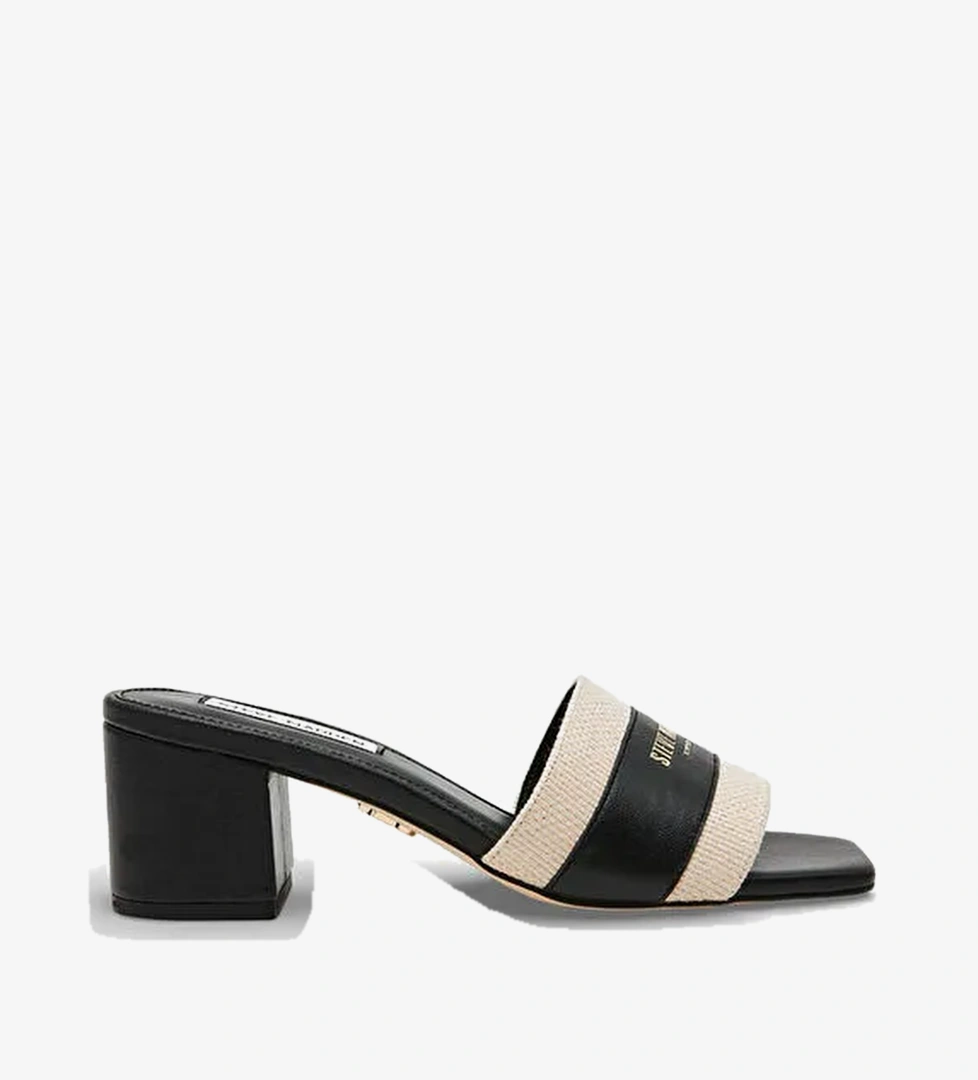 Steve Madden Siyah Topuklu Terlik KNOXVILLE