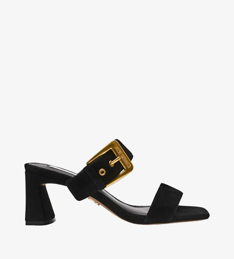 Steve Madden Siyah Topuklu Terlik TORIANN