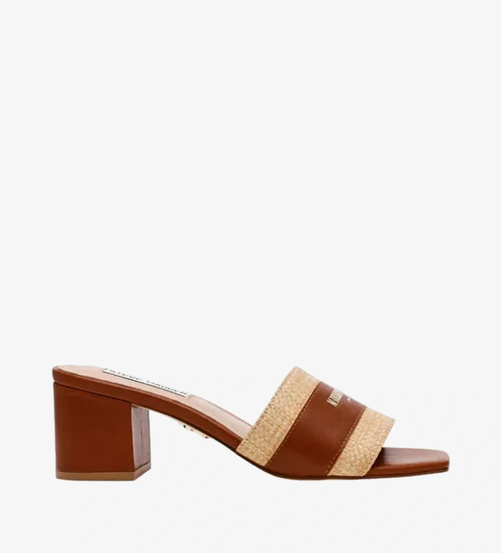Steve Madden Taba Topuklu Terlik KNOXVILLE COGNAC