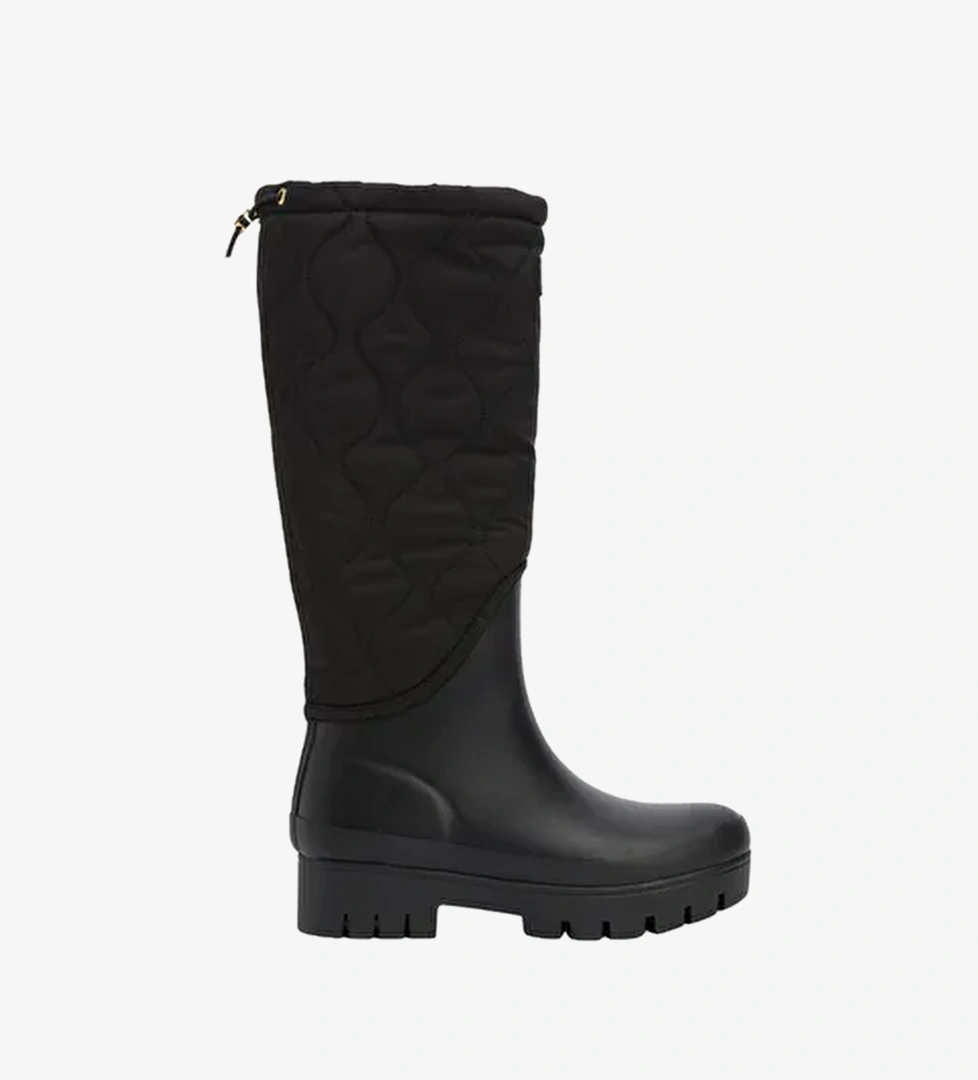 Barbour Marnie Kapitone Tall Welly Çizme BK11 Black