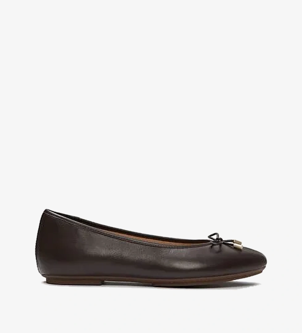 Delicato Kadın Babet HX8-001/167 FitFlop DELICATO Bow Soft Leather Ballet Flats