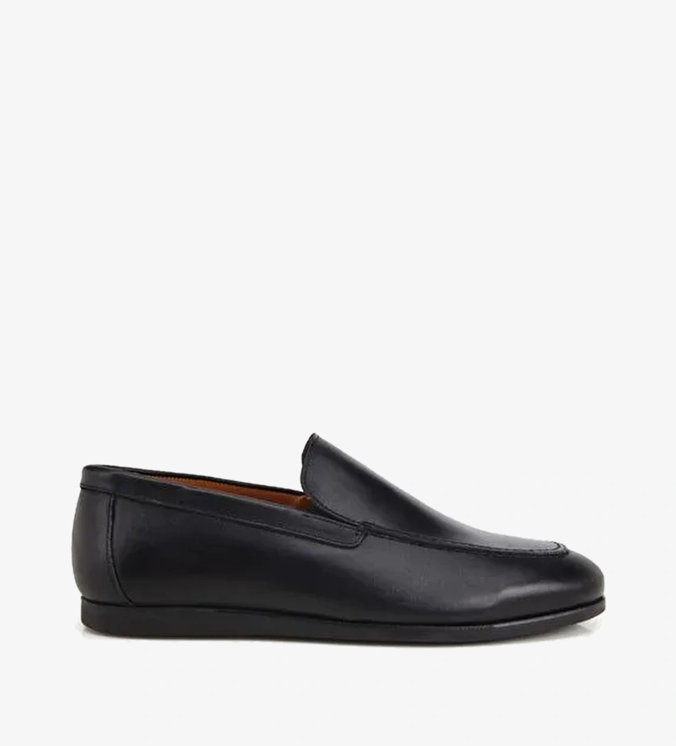 Erkek Deri Siyah Yumuşak Dokulu Klasik Loafer 02AYH320090A100