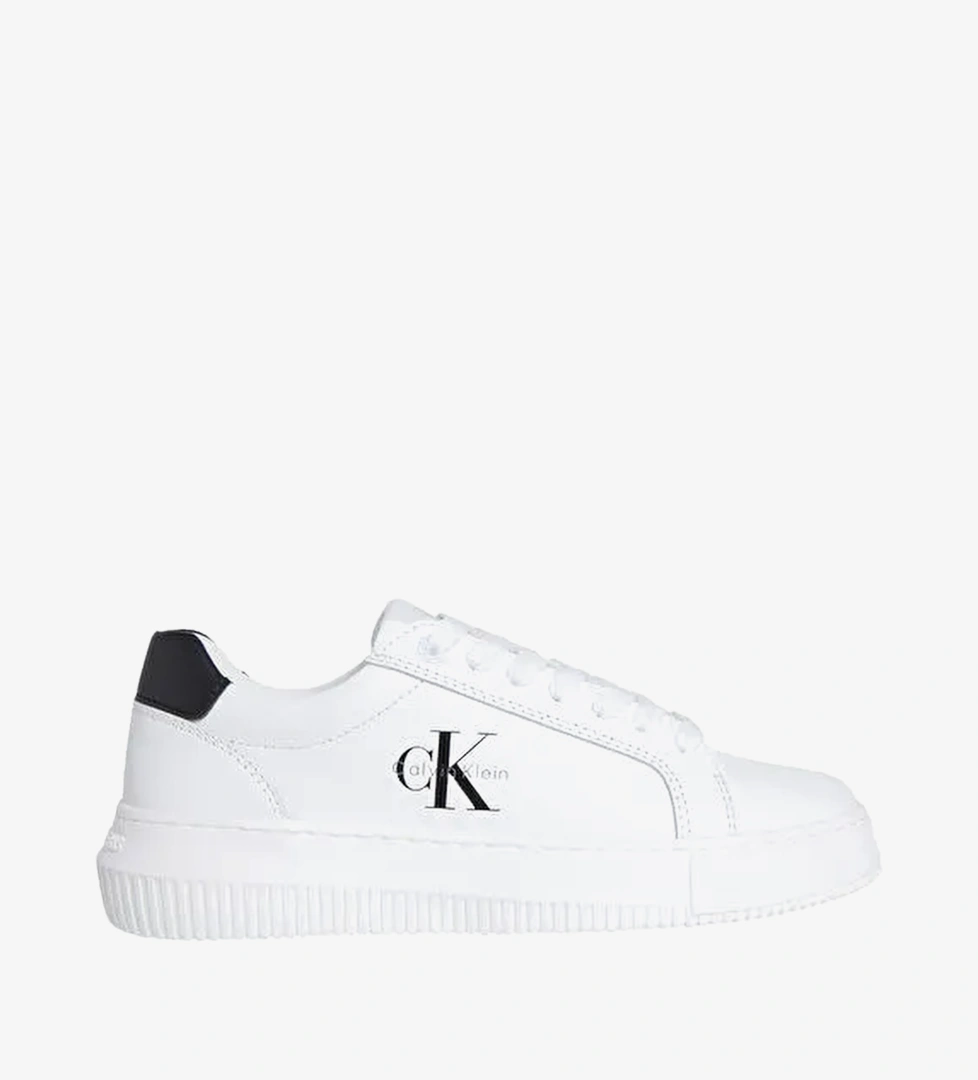 Calvin Klein Beyaz Kadın Sneaker CHUNKY CUPSOLE MONO LTH WN