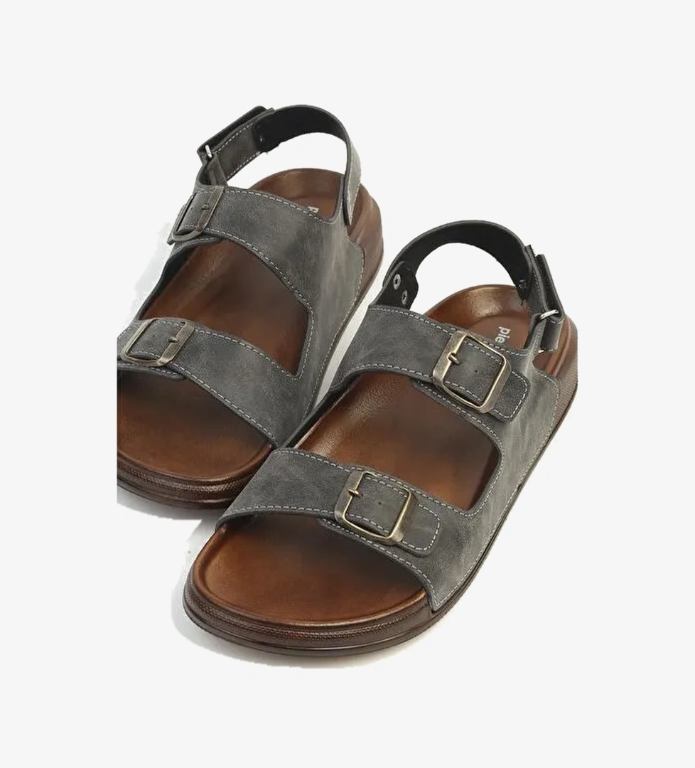 Pierre Cardin Füme Erkek Sandalet PC-7924