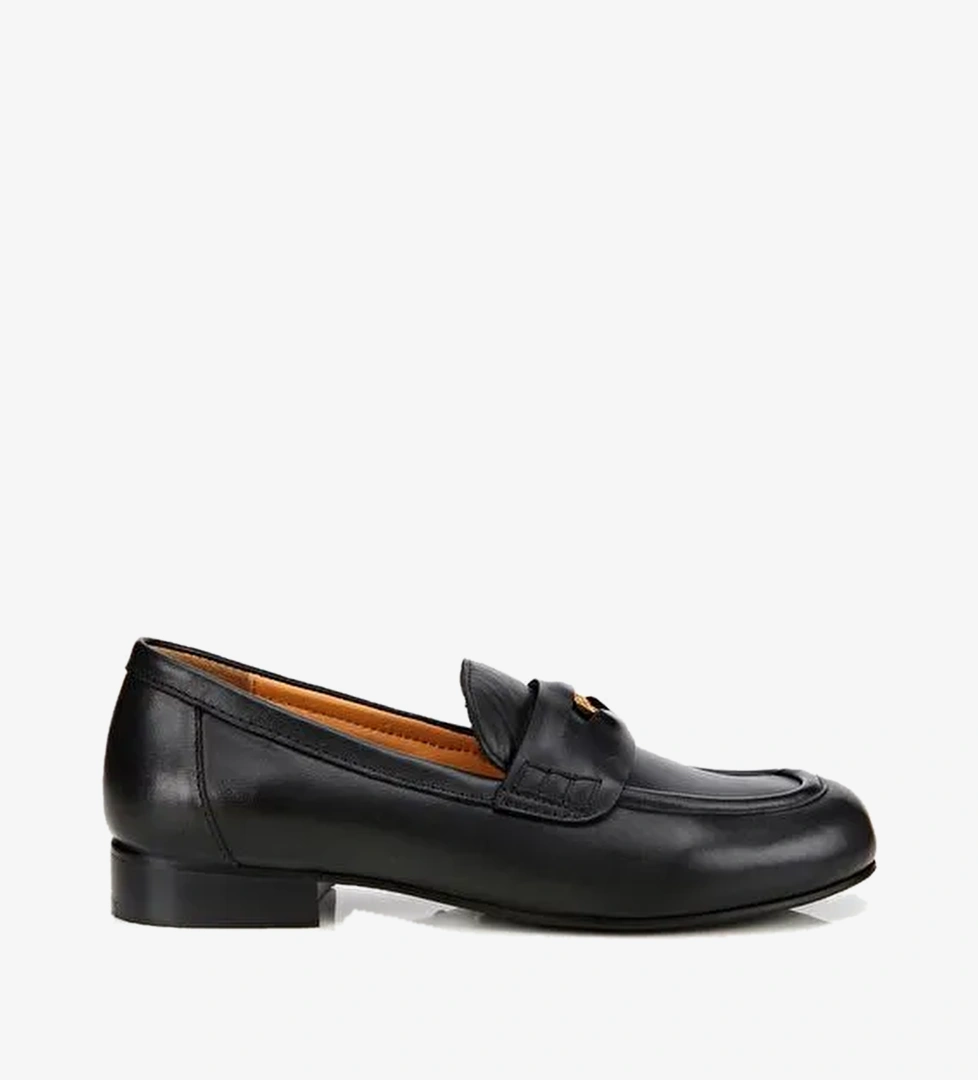 Kadın Deri Siyah Klasik Loafer 01AYH312940A100