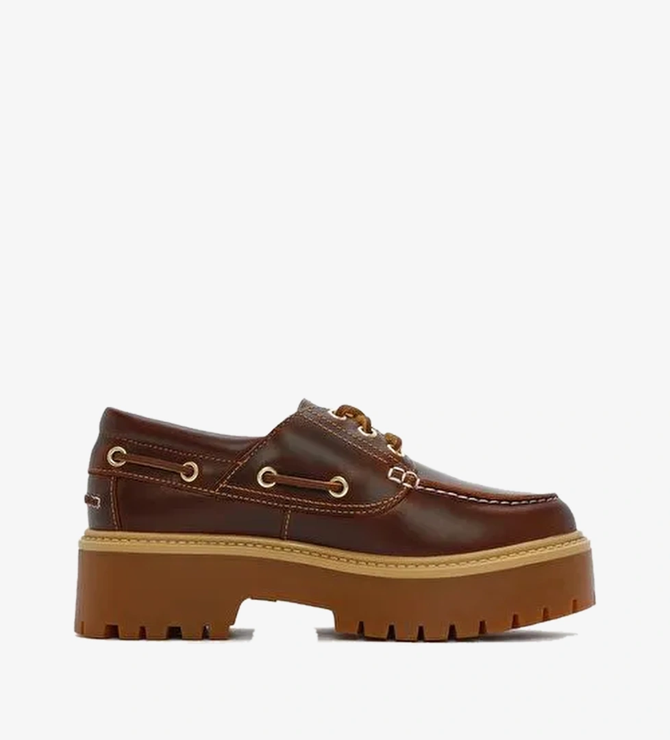 STONE STREET BOAT SHOE Kadın Kahverengi Tekne Ayakkabısı TB0A2QDMD571