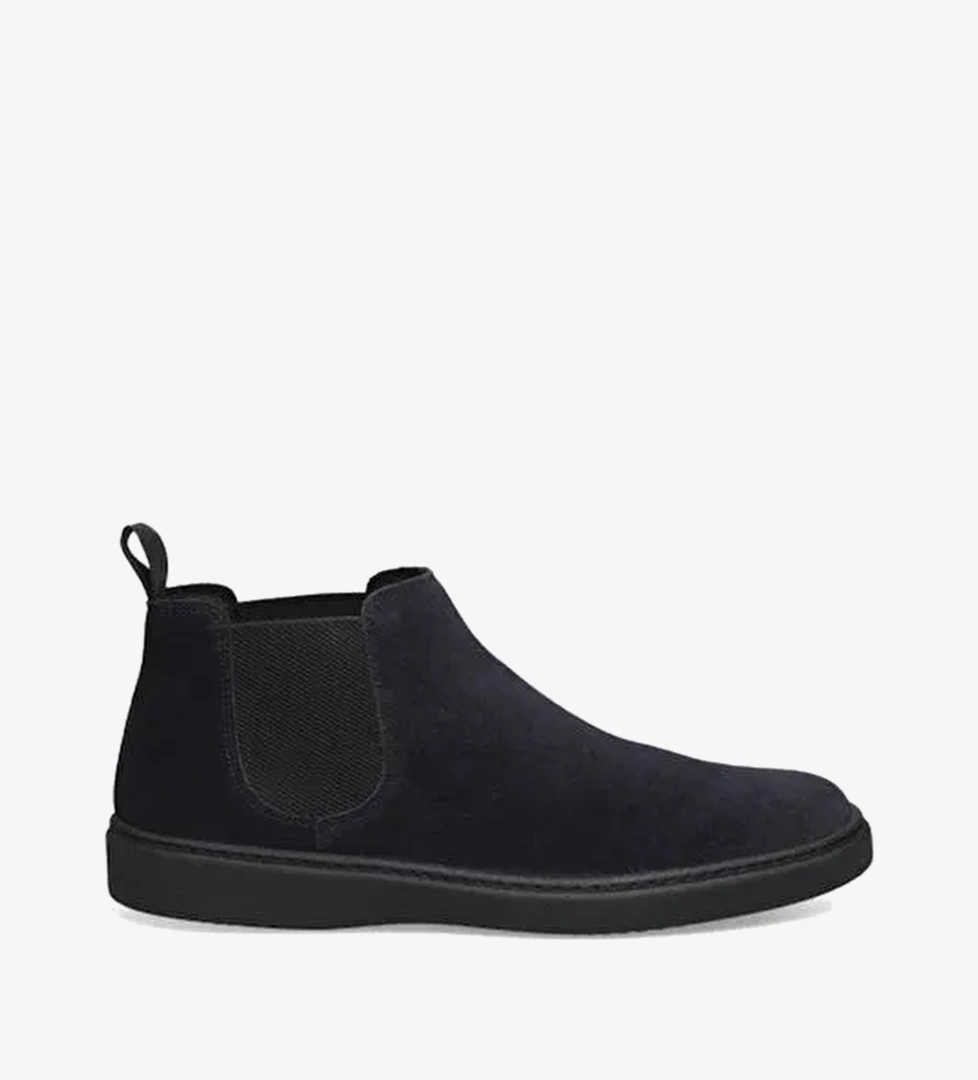 Erkek Bot 19C6 Frau Waxy CHELSEA BOOT Blu