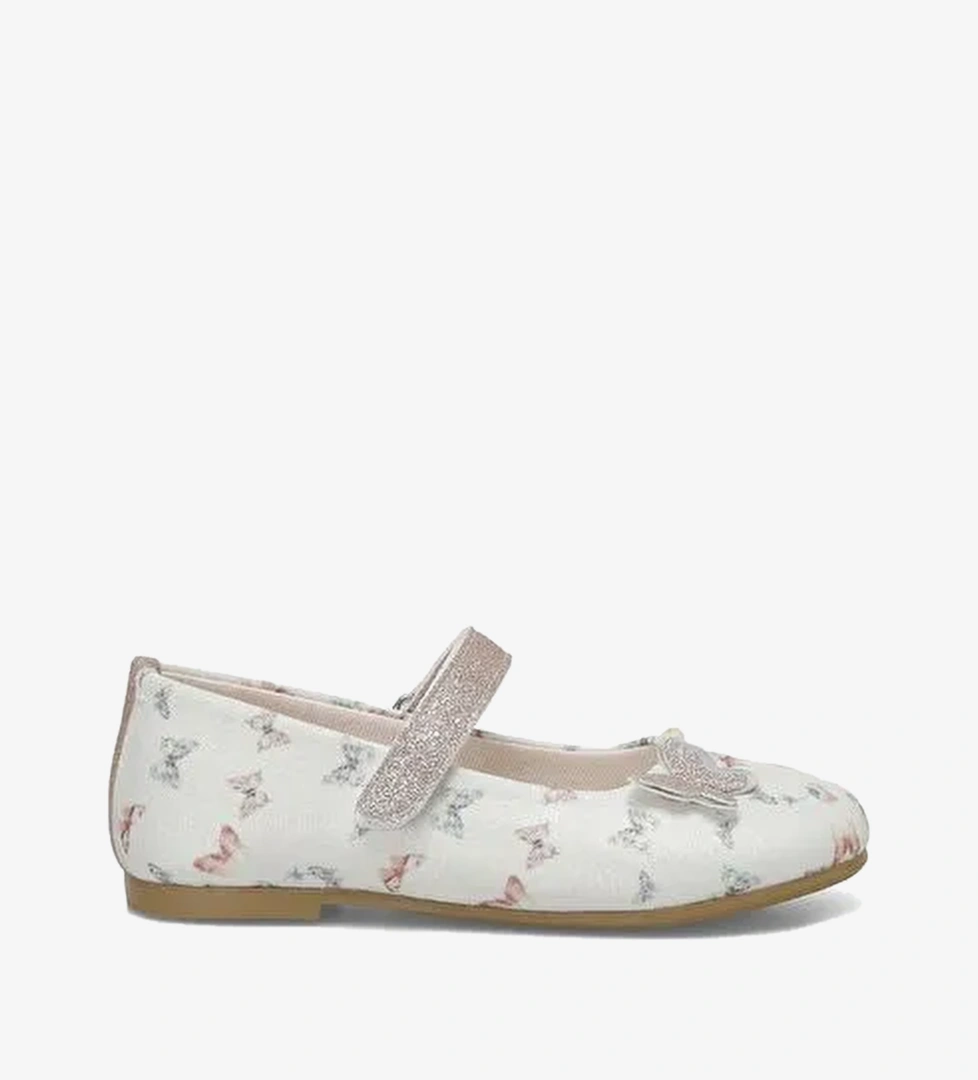 BUTY.P5FX Krem Kız Çocuk Babet
