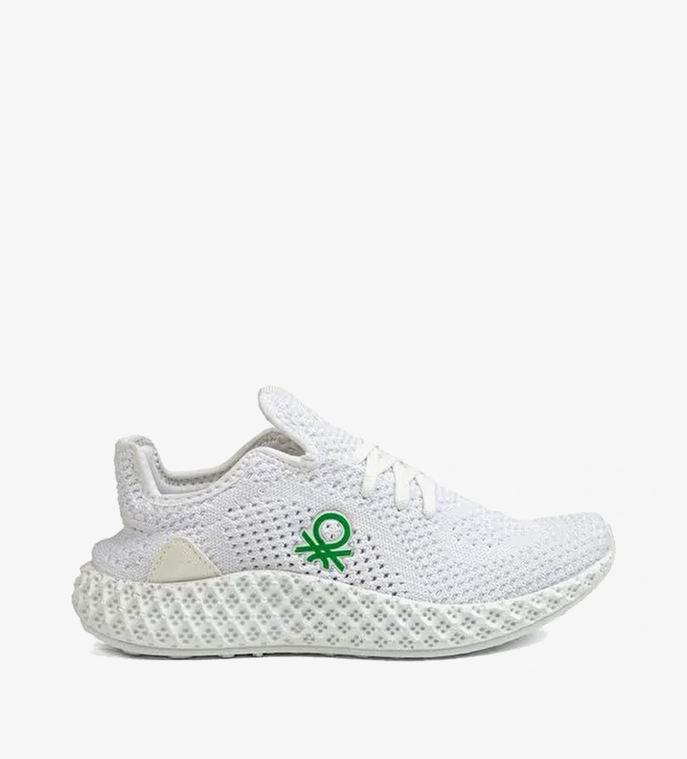 Benetton® | BN-30009 -3570 Beyaz - Kadın Spor Ayakkabı
