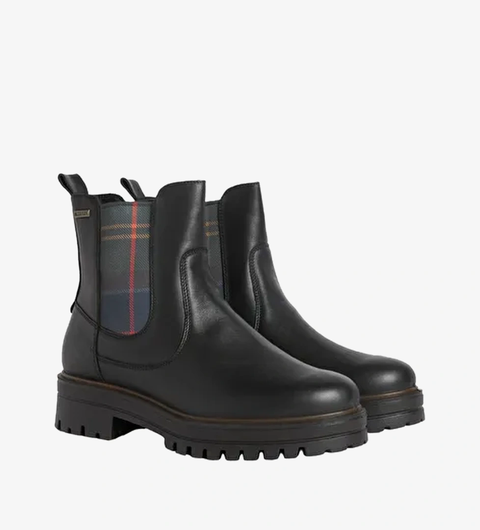 Barbour Amberley Chelsea Bot BK71 Black Leather