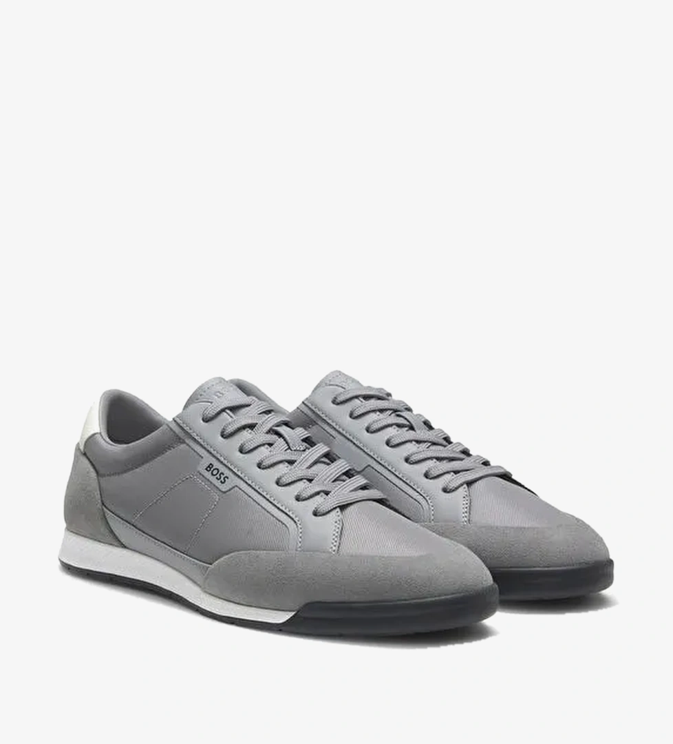 BOSS Gri Erkek Sneaker Nitan_Lowp_sdbnyp 10263136 01