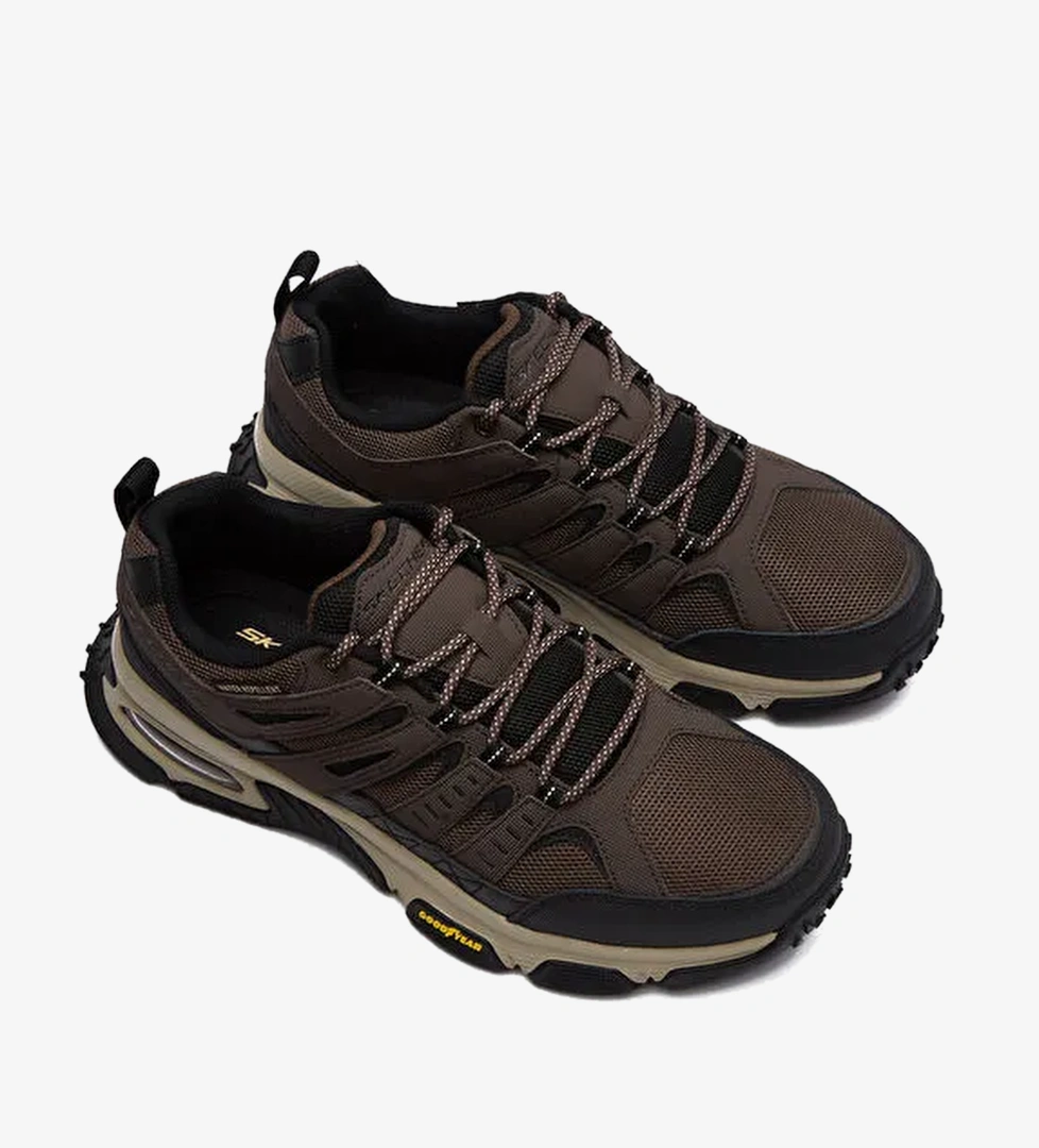 Skechers 237214TK BRBK SKECH-AIR Kahverengi Siyah Erkek Deri Spor Outdoor Ayakkabı