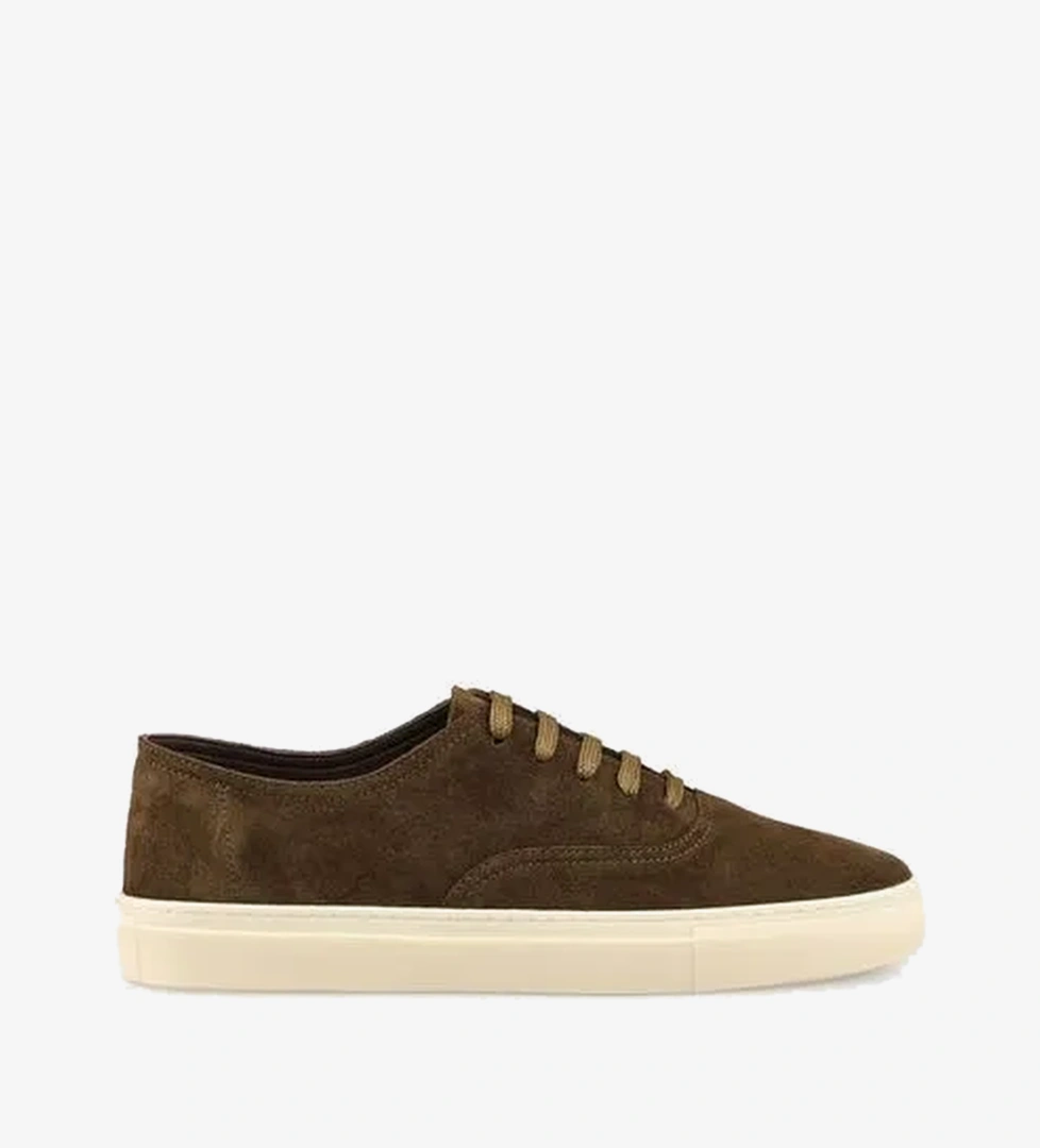 Haki Deri Erkek Günlük Ayakkabı