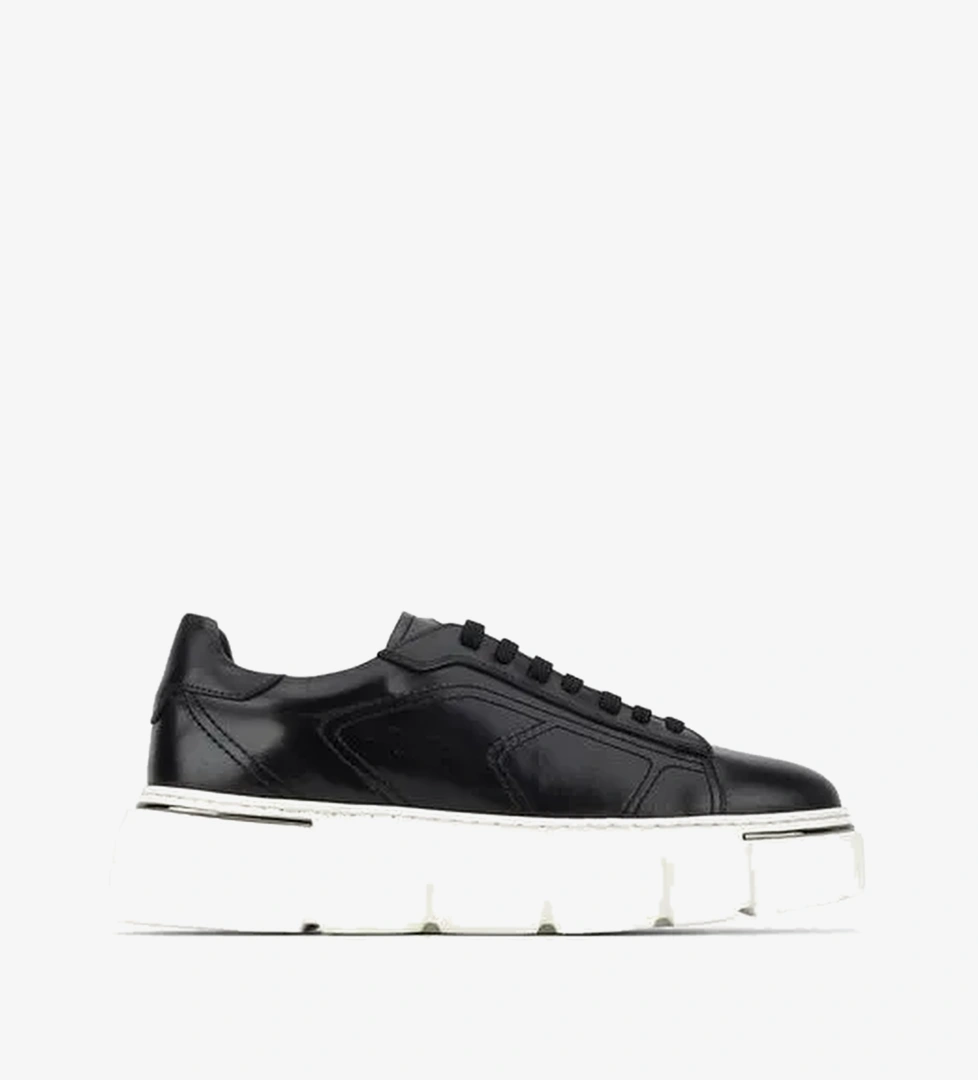 Tamer Tanca Erkek Hakiki Deri Siyah Sneakers & Spor Ayakkabı