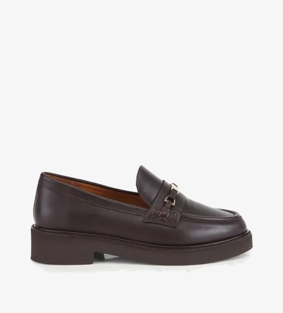 Kadın Deri Kahverengi Yumuşak Dokulu Klasik Makosen Loafer 01AYH335490A480