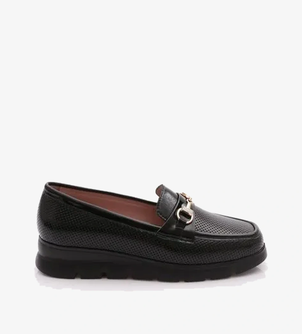 Dgn 6095-1 Kadin Aksesuarli Loafer Ayakkabi