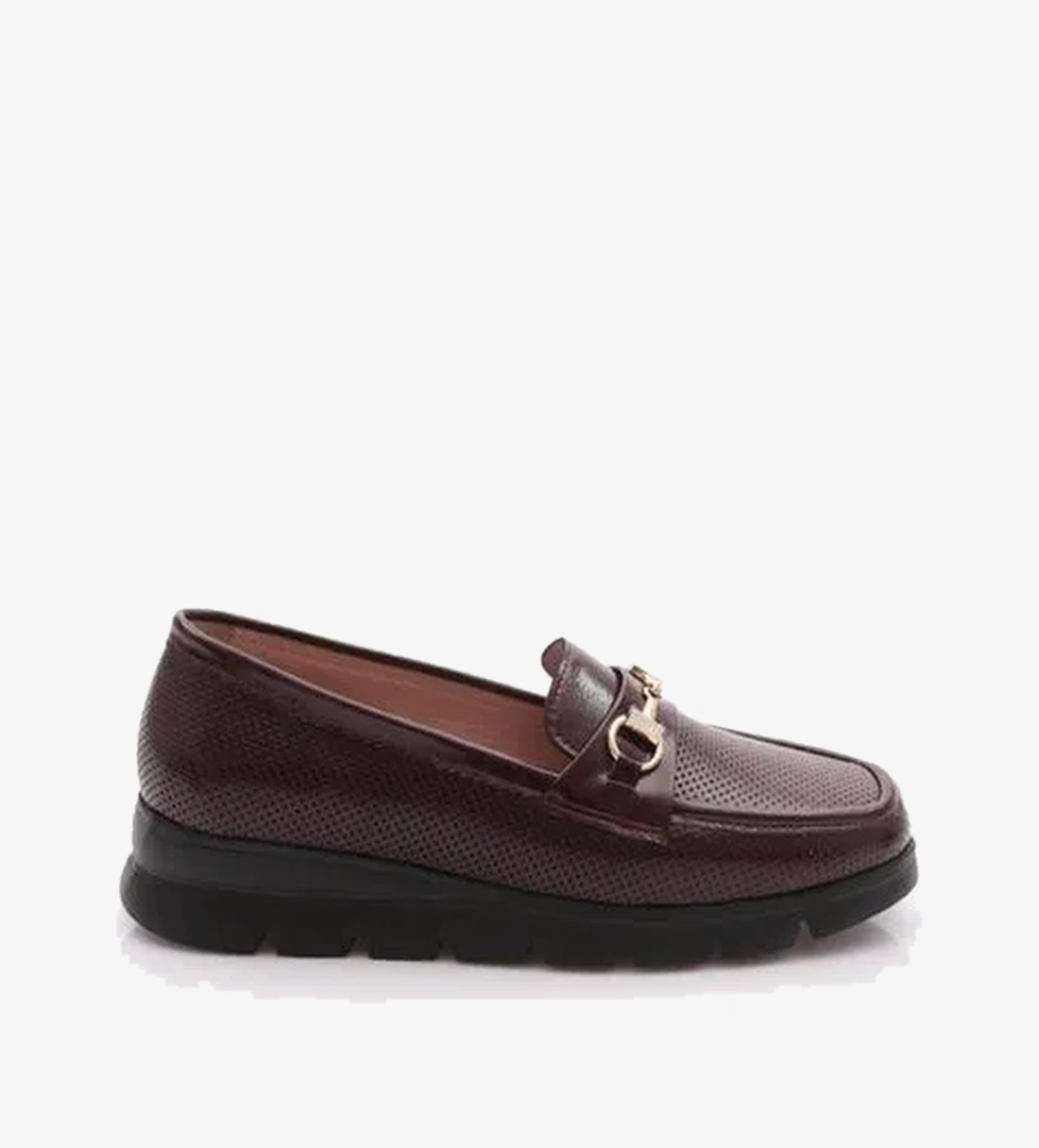 Dgn 6095-1 Kadin Aksesuarli Loafer Ayakkabi