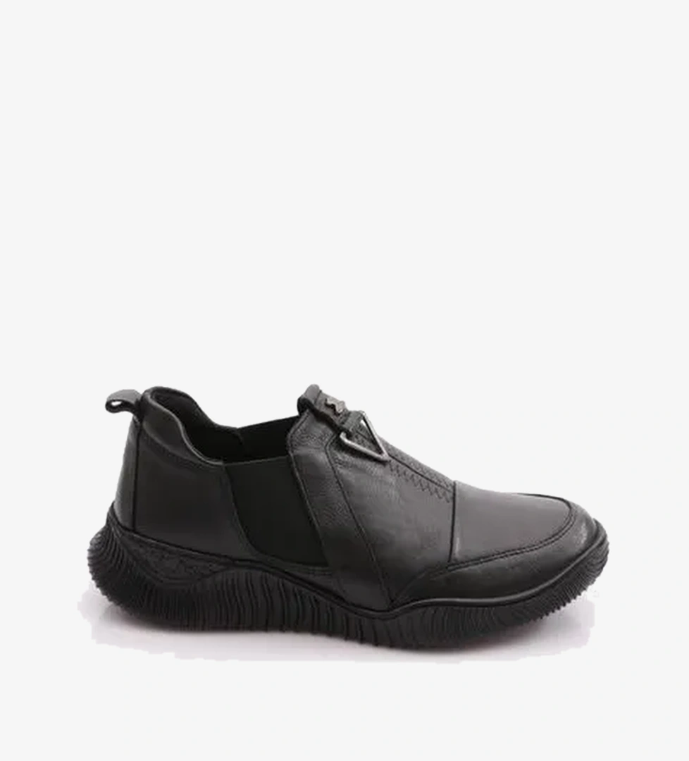 Venus Siyah Nubuk Casual