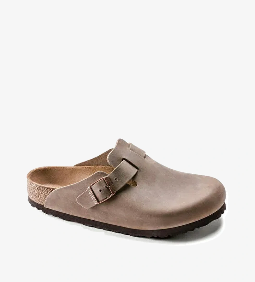 Birkenstock BOSTON LEOI Bej Erkek Terlik - Görsel 1