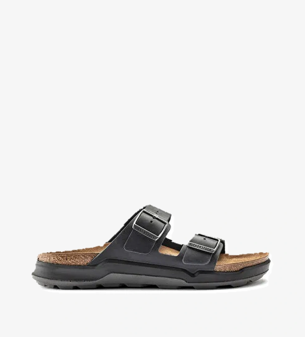 Birkenstock Siyah Erkek Deri Terlik 1018461 - Görsel 1