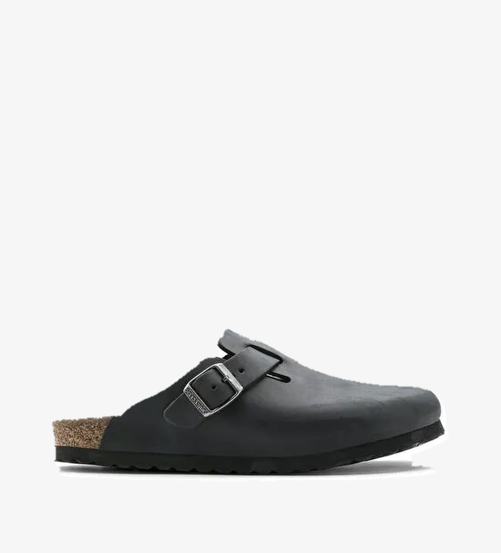 Birkenstock Siyah Erkek Deri Terlik 59463