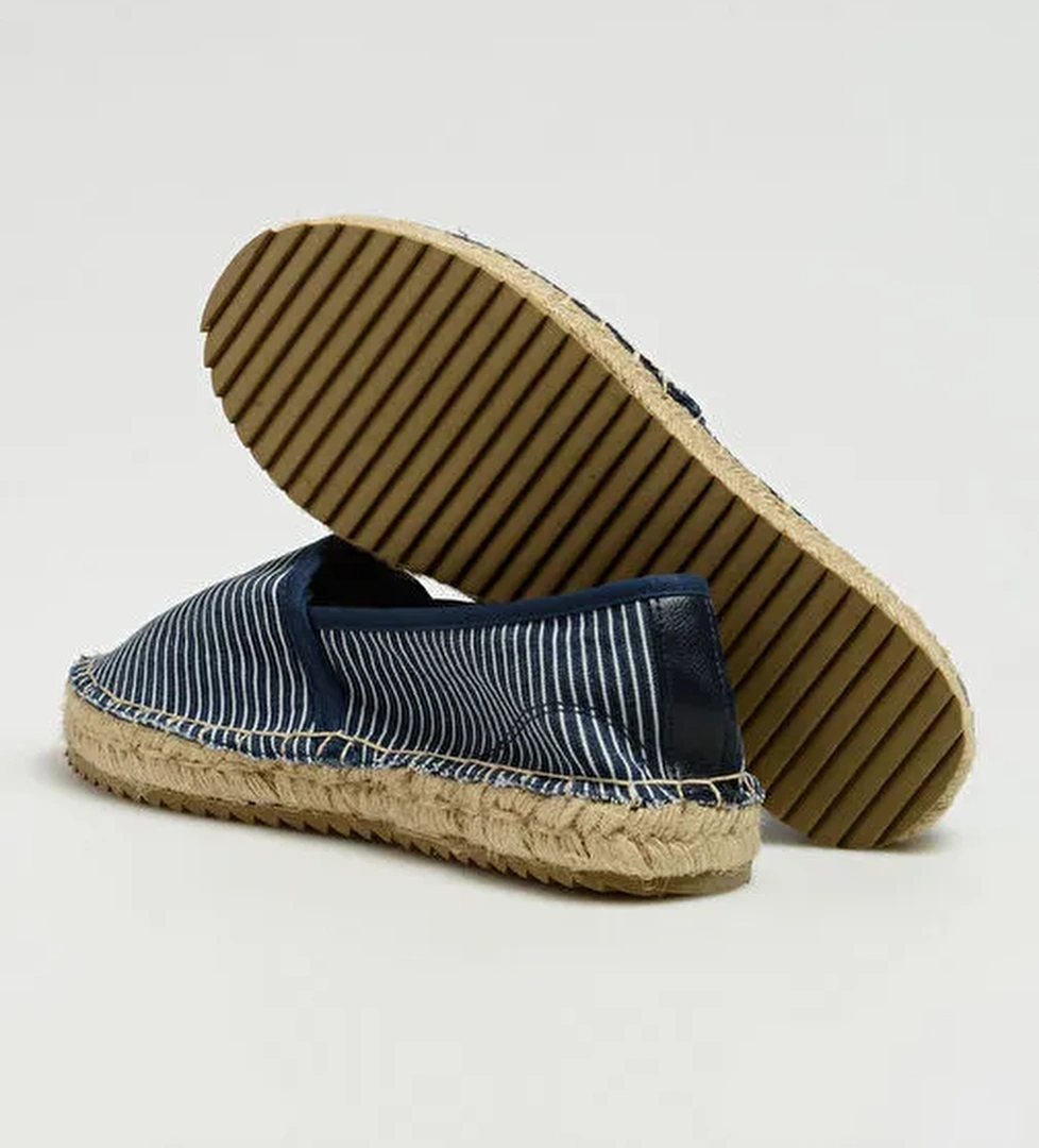 Gap Lacivert - Beyaz Kadın Espadril GP-1031