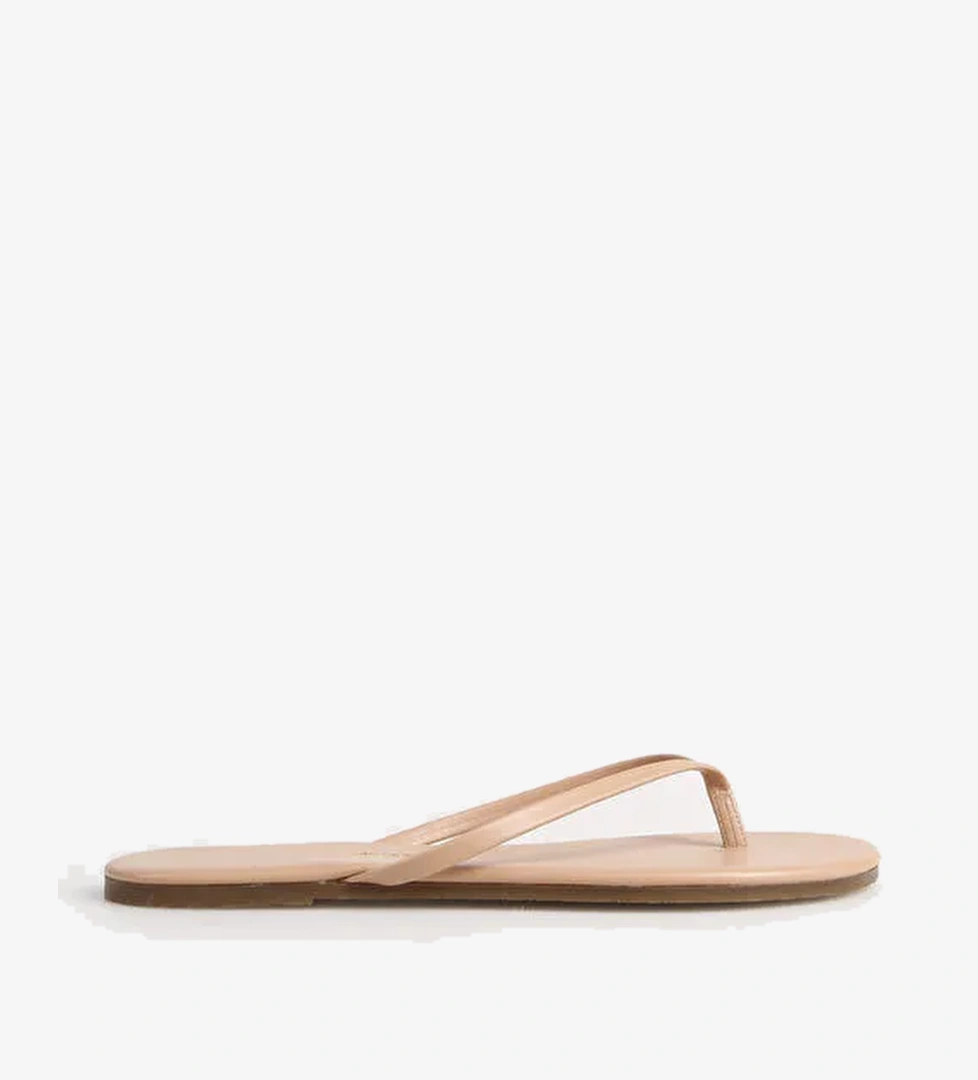 Tkees Krem Kadın Terlik TK-2011 - Görsel 1