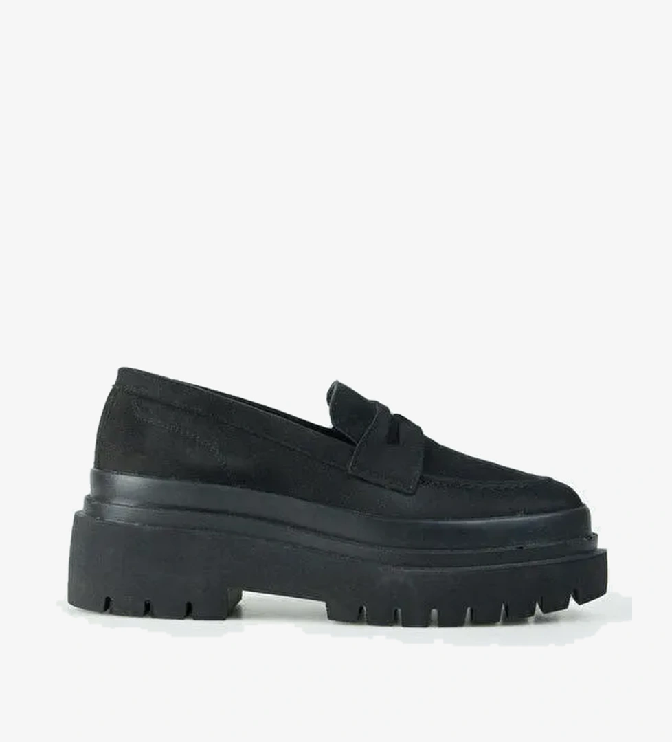 F By Fabrika Siyah Kadın Loafer MOTLENA - Görsel 1